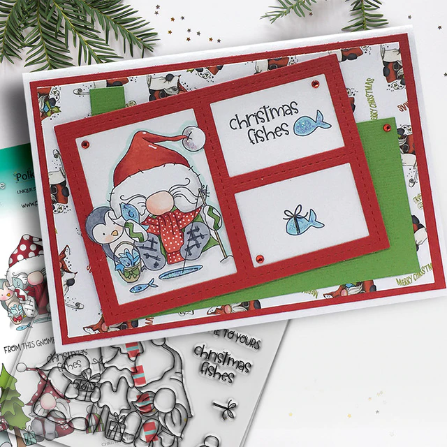 Bild 13 von Polkadoodles Clear Stamps - Christmas Fishes