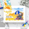 Bild 13 von Whimsy Stamps Clear Stamps - Hippo Beach Fun Nilpferd