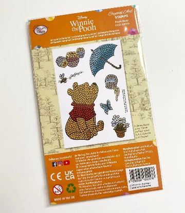 Bild 3 von Disney Winnie The Pooh A6 Crystal Art Stamp - Pooh Bear - Clear Stamps Winnie Puuh