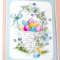 Bild 3 von Art Impressions Clearstamp-Set  Watercolor Easter Egg House Set