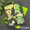 Bild 4 von Whimsy Stamps Clear Stamps - Robots