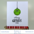 Bild 4 von Crackerbox & Suzy Stamps Cling - Gummistempel Grinch Face Sm.