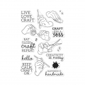 Hero Arts Clear Stamps HANDMADE HAPPINESS