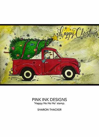 Bild 7 von Pink Ink Designs - Stempel  Happy Ho Ho Ho - Weihnachten Auto