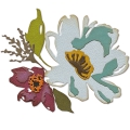 Sizzix Thinlits Die by Tim Holtz - Stanzschablone - Brushstroke Flowers #3, Blumen