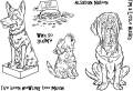 Bild 2 von The Card Hut Clear Stamps - Howling Too much - Stamp Set
