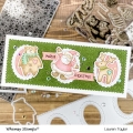 Bild 4 von Whimsy Stamps Slimline Embossing Folder - Holly - Weihnachtsstern