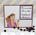 Bild 4 von Crackerbox & Suzy Stamps Cling - Gummistempel Lady Laughing