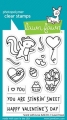 Lawn Fawn Clear Stamps - Scent with Love add-on Stinktier