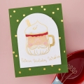 Bild 3 von Hero Arts Letterpress + Foil plate - Cup of Cheer - Hotfoil und Prägeschablone