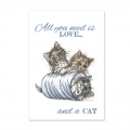 Bild 2 von For the love of...Stamps by Hunkydory - It's A Cat's Life Clear Stamp - Kitty Cats