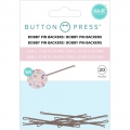 We R Memory Keepers Button Press Bobby Pin Backers - Haarklammern