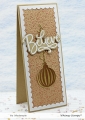 Bild 5 von Whimsy Stamps Slimline Embossing Folder - Holly - Weihnachtsstern