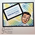 Bild 2 von Crackerbox & Suzy Stamps Cling - Gummistempel Big Head Ed - Mann