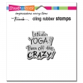 Bild 1 von Stampendous Cling Stamps Yoga Crazy - Stempelgummi Yoga Crazy