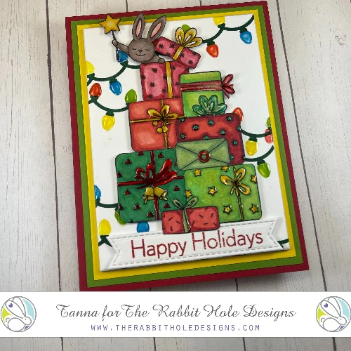 Bild 7 von The Rabbit Hole Designs Clear Stamps - Bunny Christmas