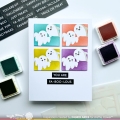 Bild 5 von Waffle Flower Postage Collage Spooktacular Stencil - Briefmarken-Schablone