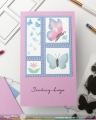 Bild 6 von Waffle Flower Postage Collage Mini Slimline Blocks Die - Stanzen