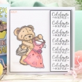 Bild 3 von For the love of...Stamps by Hunkydory - Clearstamps Teddy Loves... A Pretty Dress