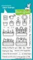 Lawn Fawn Clear Stamps - garden before 'n afters