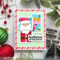 Bild 6 von Waffle Flower Postage Collage Dear Santa  Stencil - Schablone Weihnachtsmann