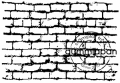 Gummiapan Stempelgummi Mauer aus Ziegelsteinen