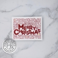 Bild 3 von Hero Arts Cling Stamp - Merry Christmas Letter Bold Prints