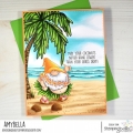 Bild 2 von Gummistempel Stamping Bella Cling Stamp HULA GNOME