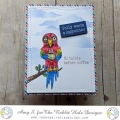 The Rabbit Hole Designs Clear Stamps  - Caffeinated Parrot - Papagei
