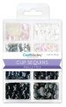 Craft Medley™ Creative Essentials Cup Sequins - Pailletten Black & White Classic