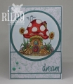 Bild 4 von Riley and Company Gummistempel - MUSHROOM LANE - POLKADOT HOUSE 1