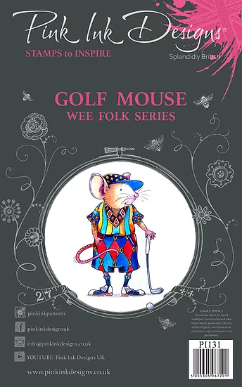 Pink Ink Designs - Stempel Golf Mouse (Golf Maus)