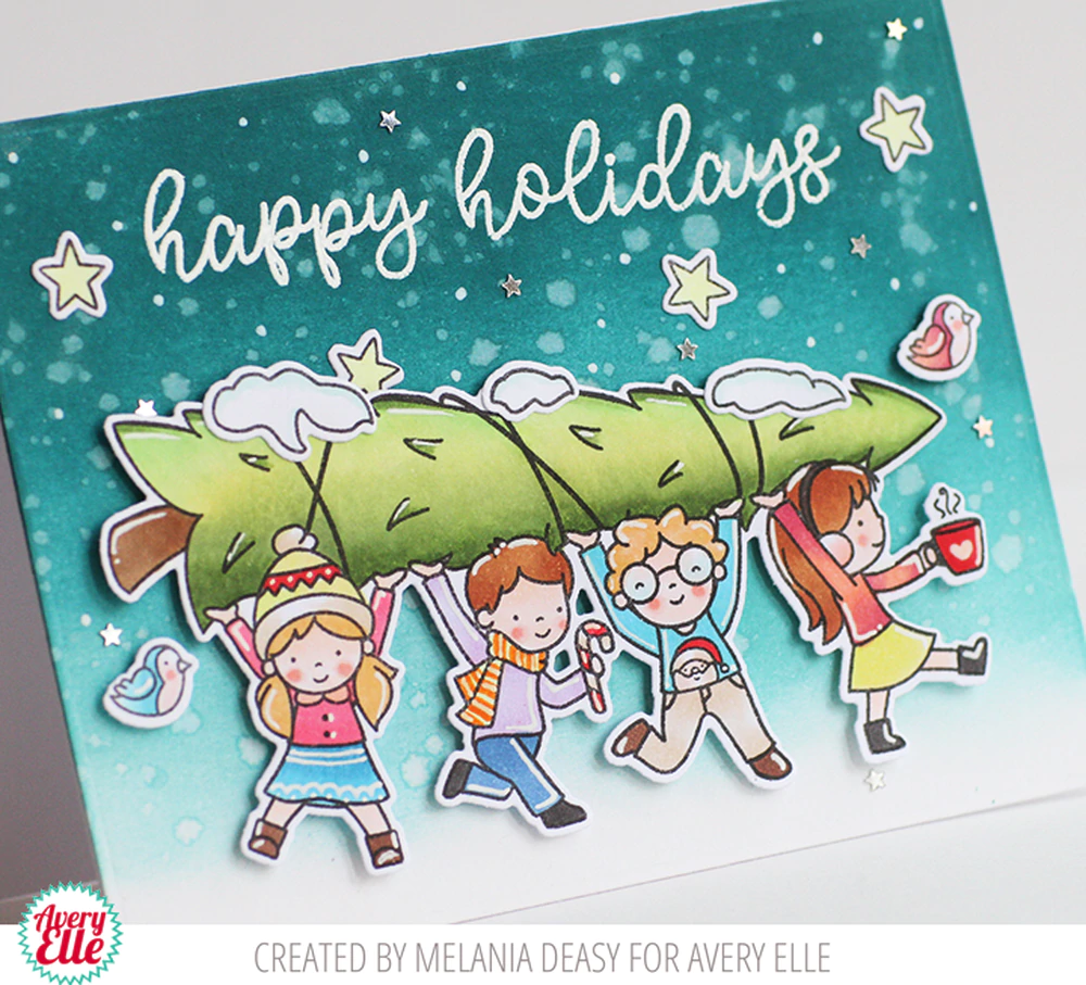 Bild 3 von Avery Elle Clear Stamps - Christmas Kids