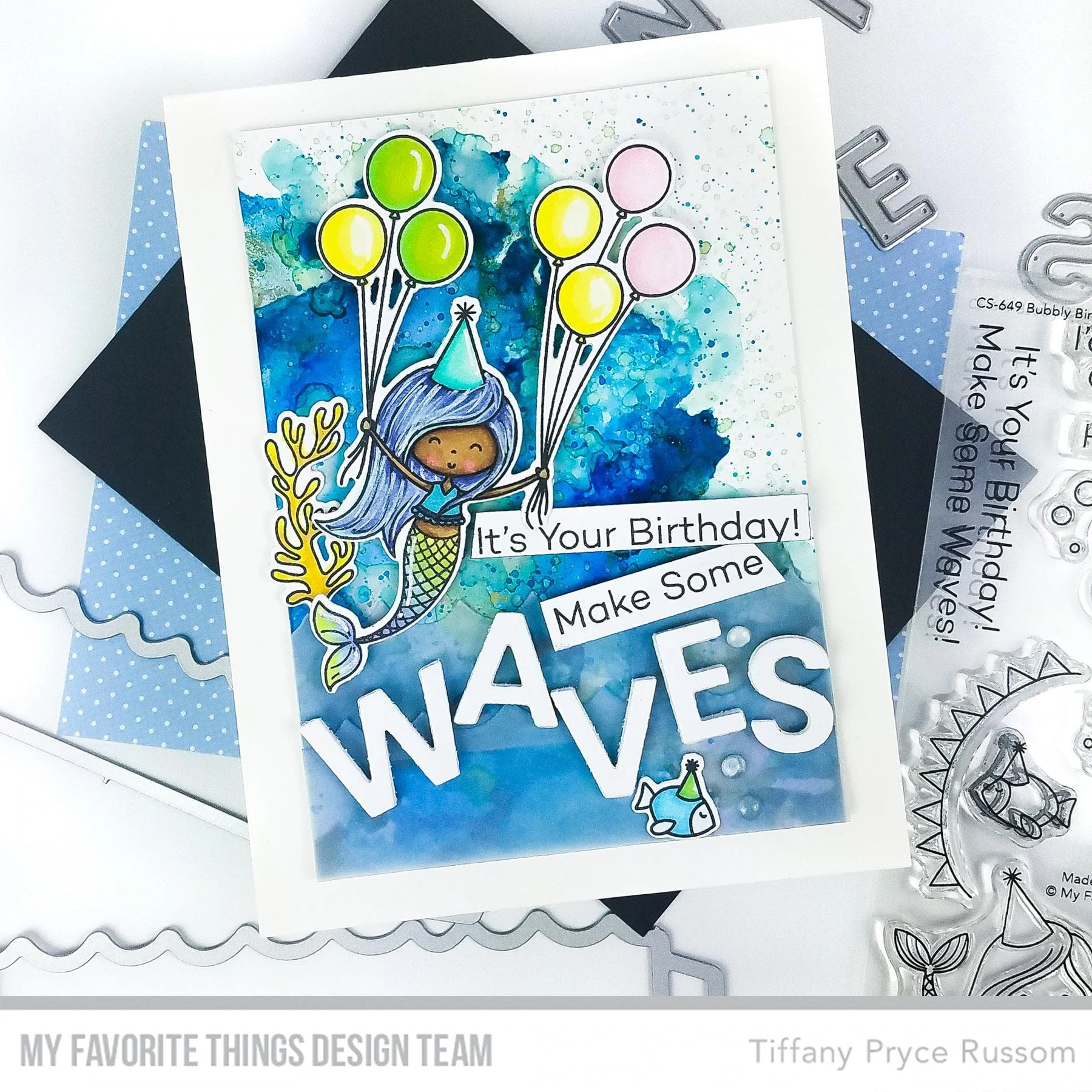 Bild 10 von My Favorite Things - Clear Stamps Bubbly Birthday - Geburtstag Meerjungfrau