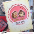 Bild 3 von Heffy Doodle Clear Stamps Set - Quill You Be Mine - Stempel Igel