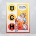 Bild 3 von Stanzschablone Whimsy Stamps UGH! Word and Shadow Die Set