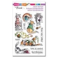 Stampendous Cat Knit Capers Perfectly Clear Stamps Set -  Katze
