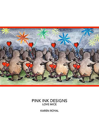 Bild 6 von Pink Ink Designs - Stempel  Love Mice (Liebe Mäuse)