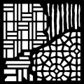 Woodware Stencils - Broken Tiles