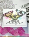 Bild 8 von Waffle Flower Postage Butterfly Trio Clear Stamp Set - Stempel