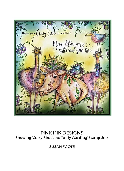 Bild 9 von Pink Ink Designs - Stempel Crazy Birds -Vogel