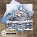 Bild 4 von CraftEmotions Stempel - clearstamps A6 - Ocean 11 Carla Creaties - See/Meer Wellen