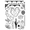 Bild 6 von Sizzix Studio Clear Stamps Set - Stencil/Stempel - Western  by Vic Hollins