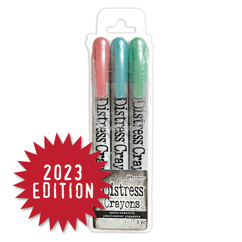 Bild 1 von Tim Holtz Distress Christmas Pearlescent Crayon Set #6