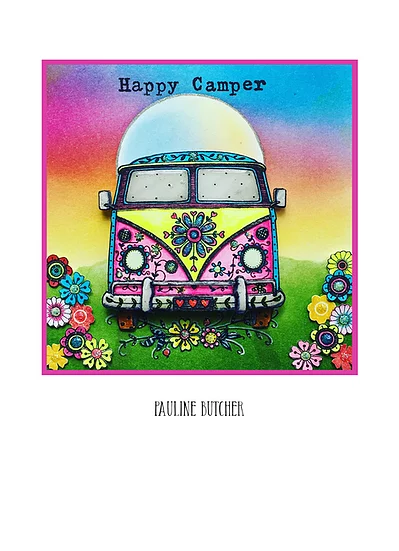 Bild 6 von Pink Ink Designs - Stempel Camper Van - Bus