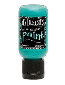 Dylusions Flip Cap Paint Vibrant Turquoise