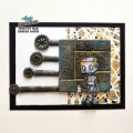 Bild 9 von Cosmic Shimmer Pre Cut Stamp - Gummistempel - Andy Skinner Bot-ology Spread A Little