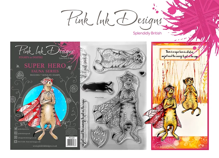 Bild 1 von Pink Ink Designs - Stempel Super Hero - Erdmännchen