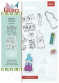 Crafter's Companion - Natures Garden Gnomes Stamp & Die - Gnome Child - Stempel, Schablone, Stanzen