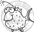 Bild 2 von StempelBar Ministempel - Monis Fisch  / (Stempel) Halmakegel - montiert